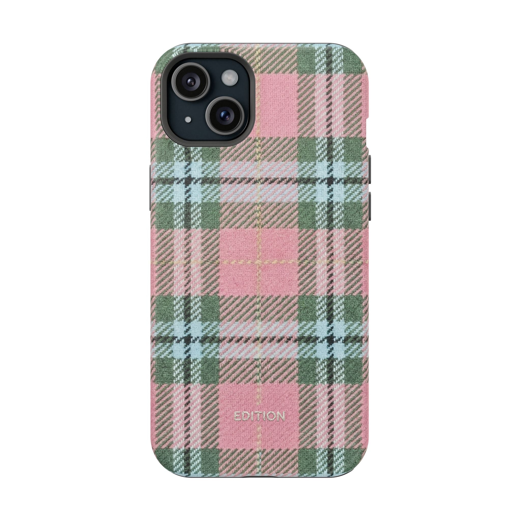 Baby Pink Plaid Case