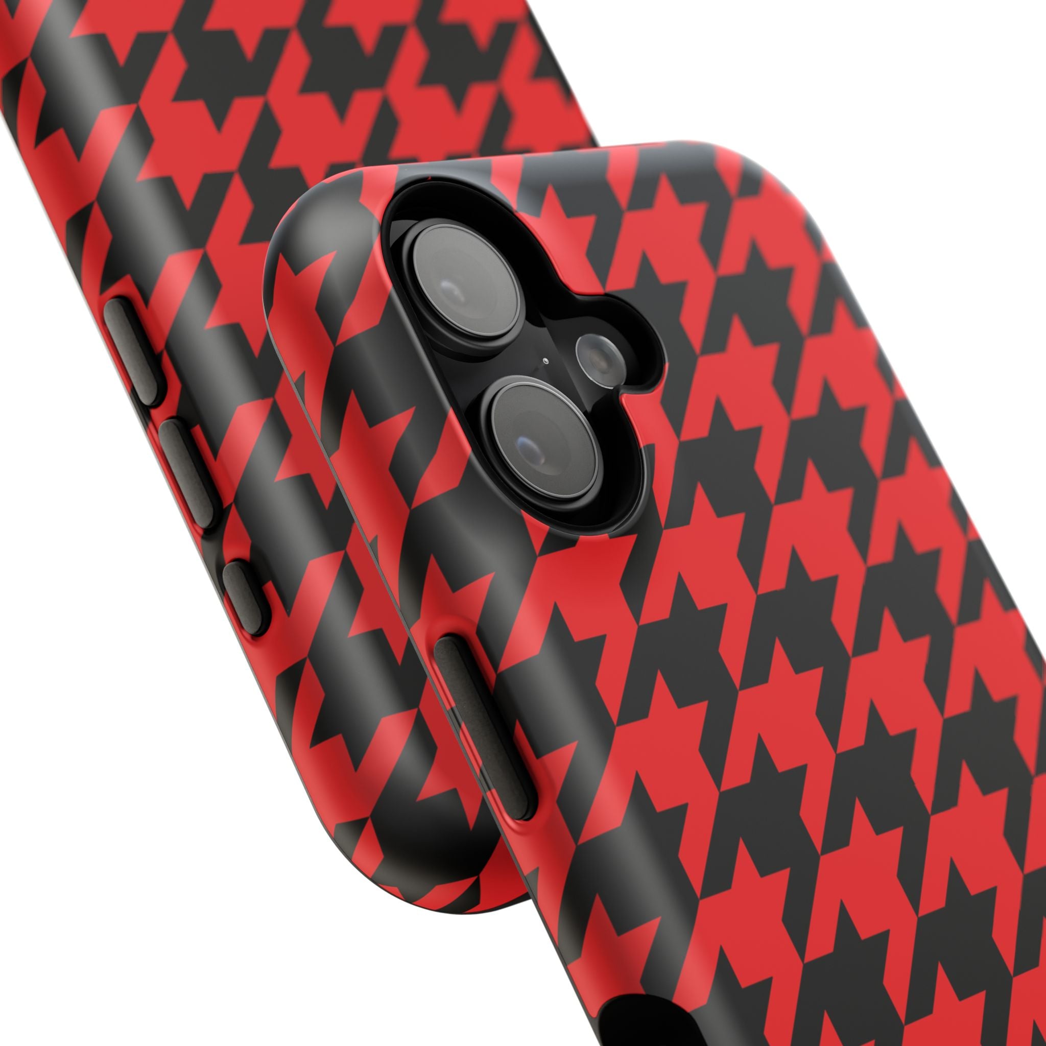 Red Houndstooth Case