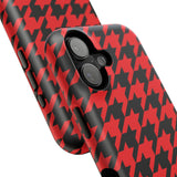 Red Houndstooth Case