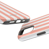 Peach Beach Stripe Case