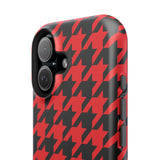Red Houndstooth Case