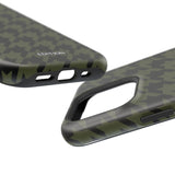 Army Green Houndstooth Case