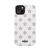 Pink and White Star Case