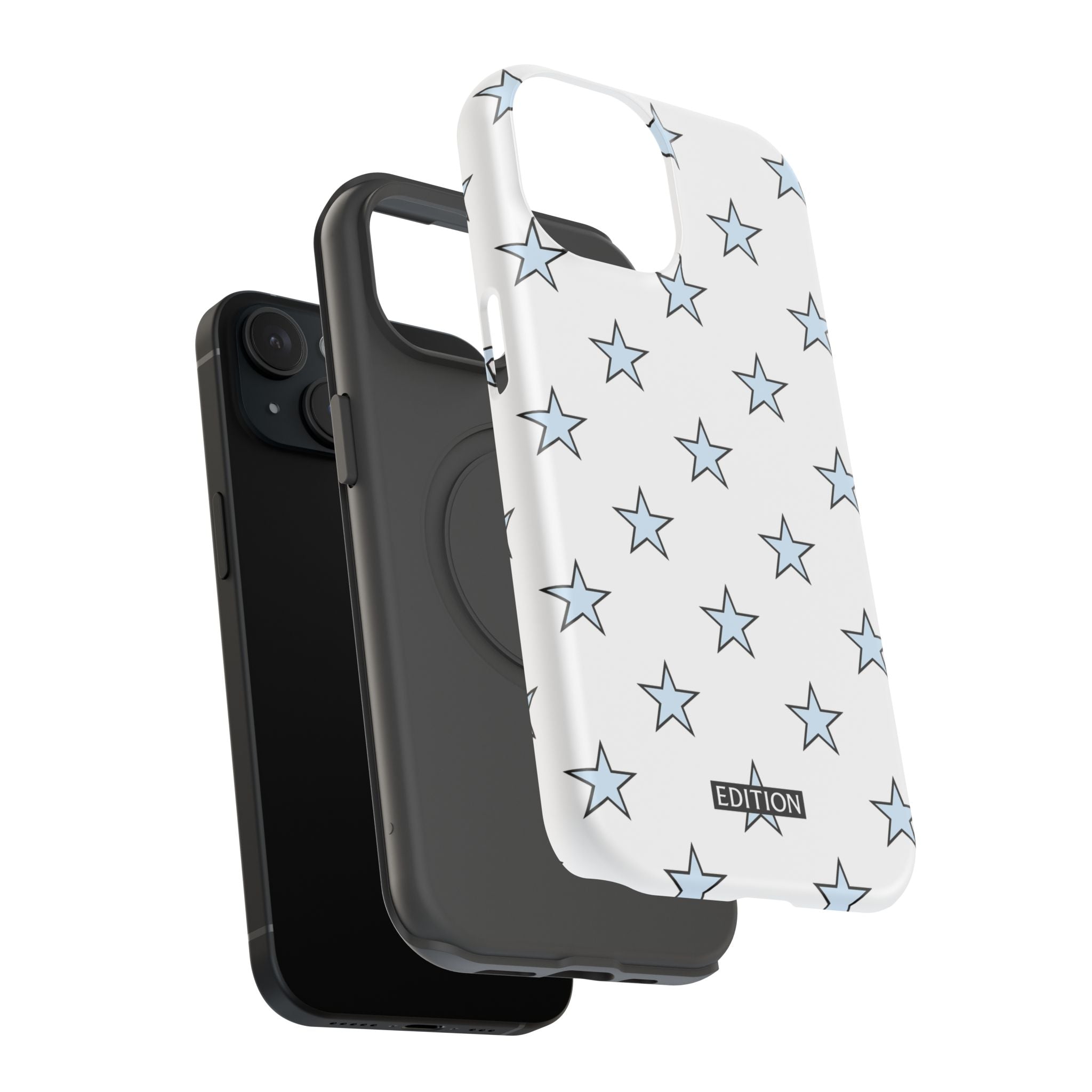 Blue and White Star Case
