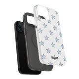Blue and White Star Case