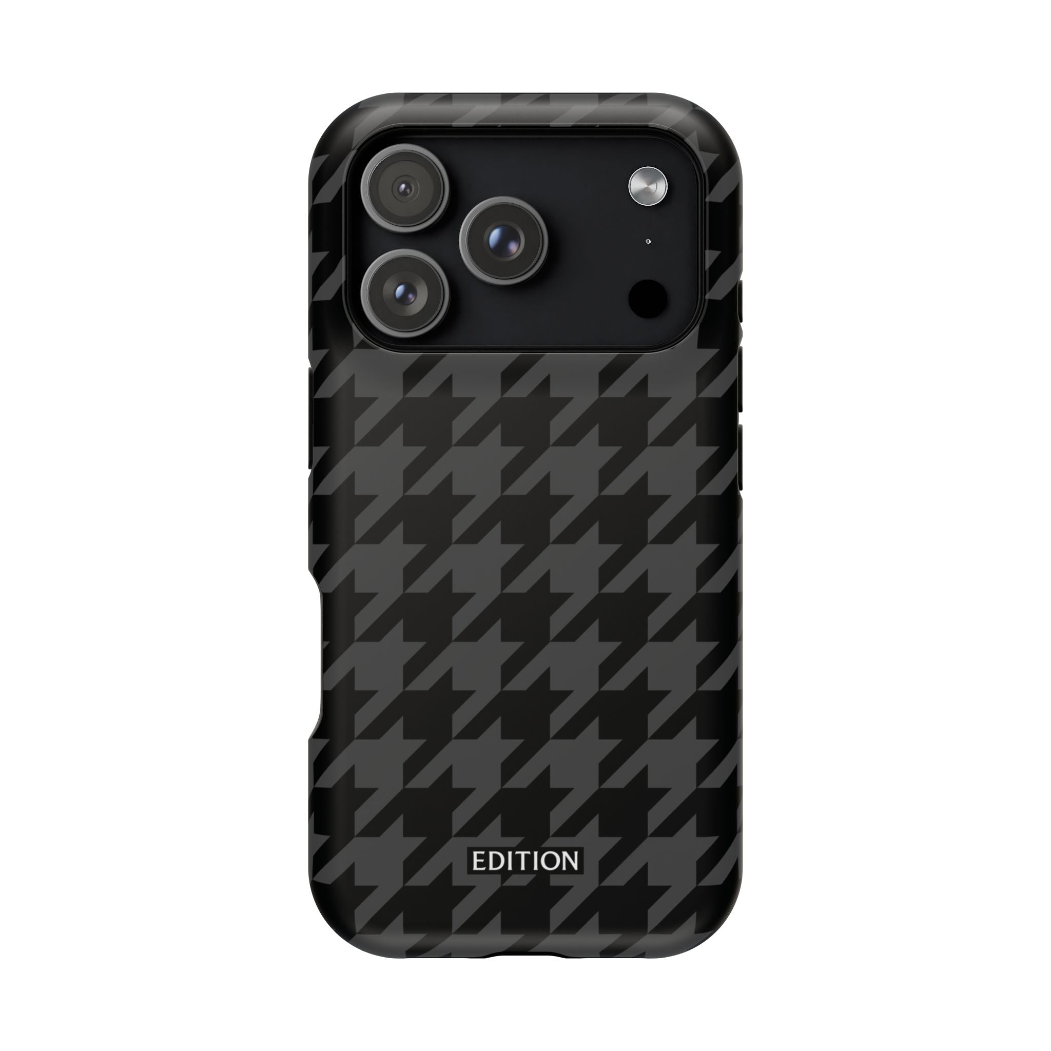 Grey Houndstooth Case