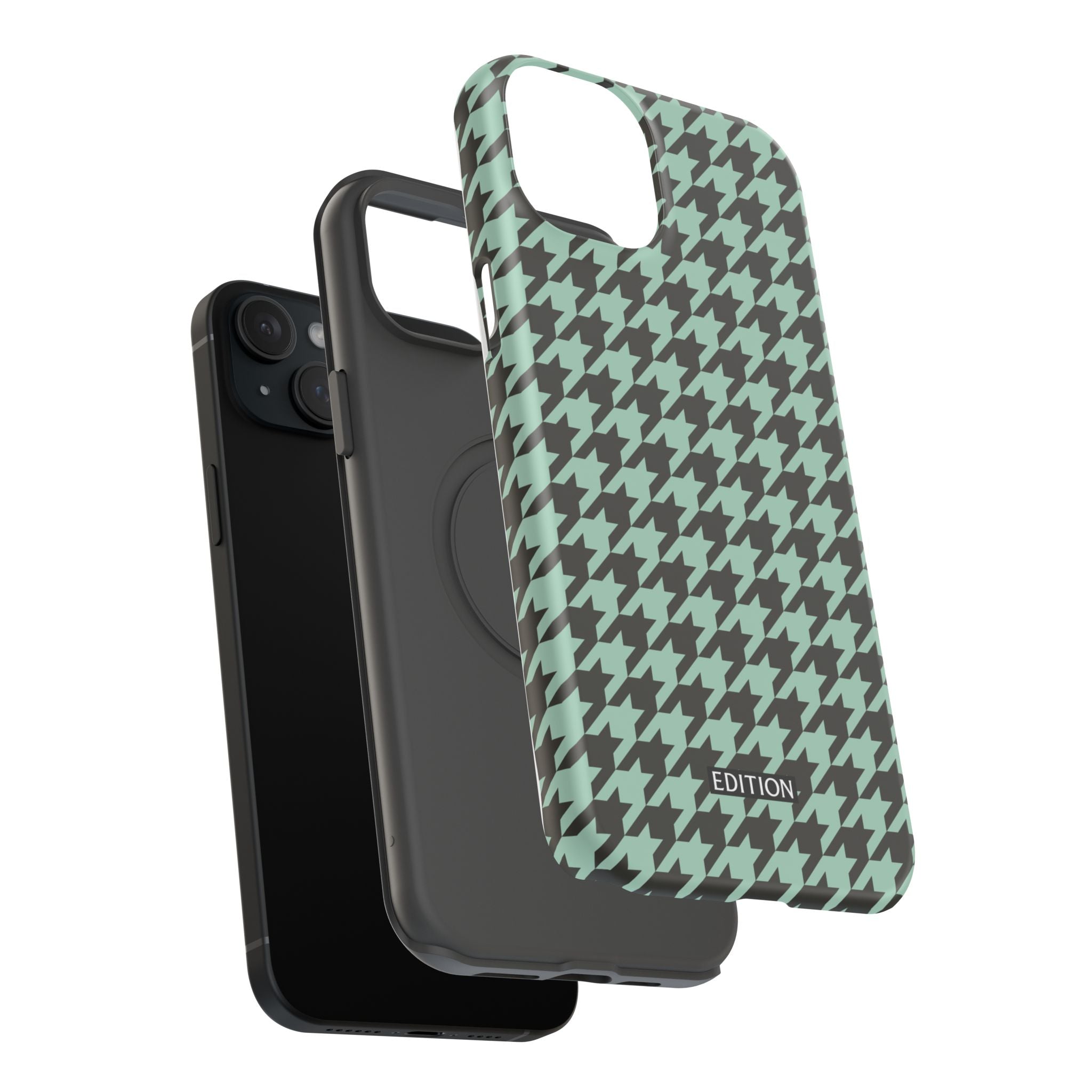 Mint Chip Houndstooth Case