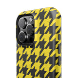 Yellow Houndstooth Case