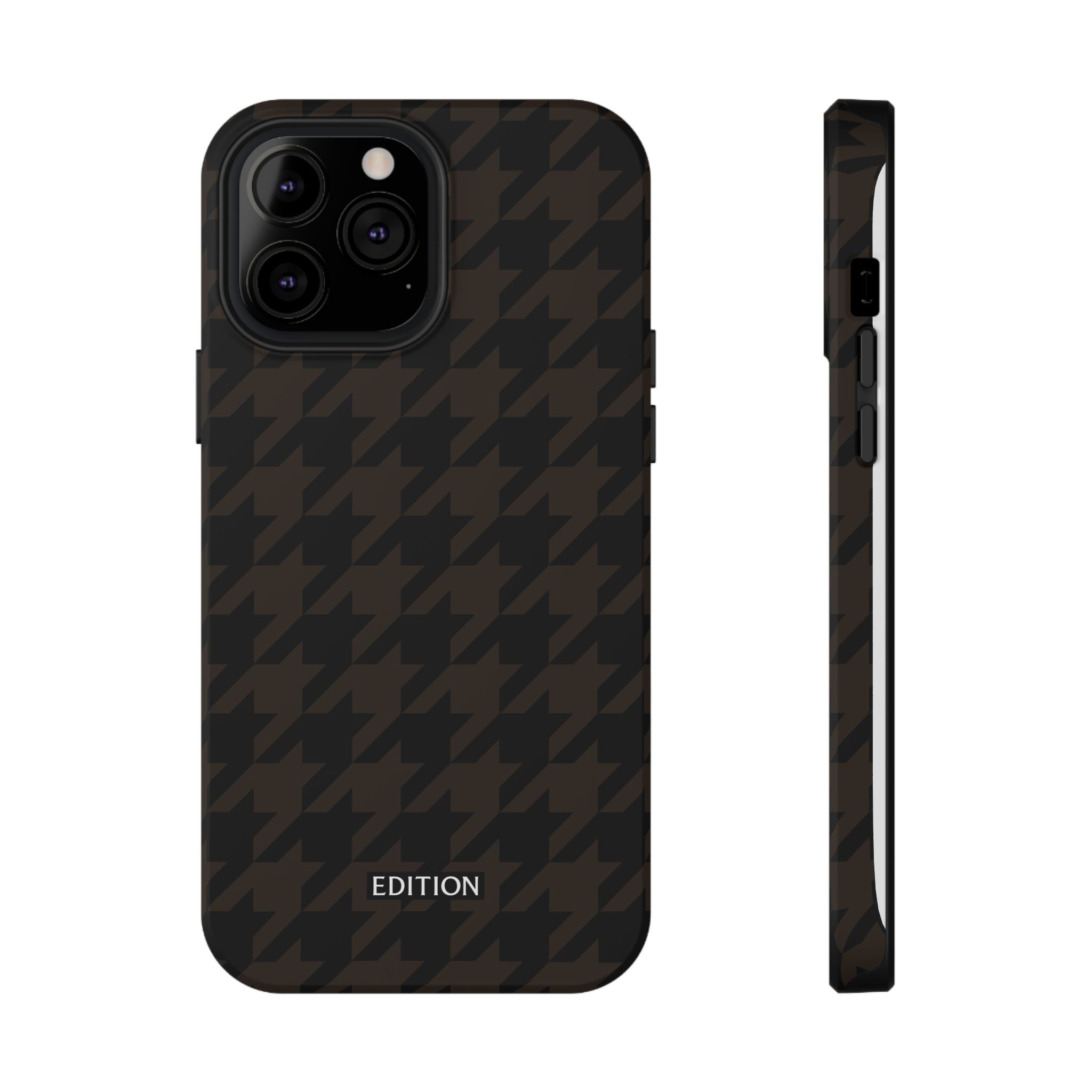 Brown Houndstooth Case