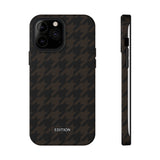 Brown Houndstooth Case