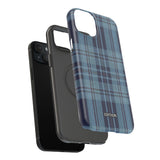 Navy Plaid Case