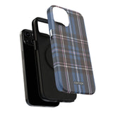Blue and Pink Plaid Case