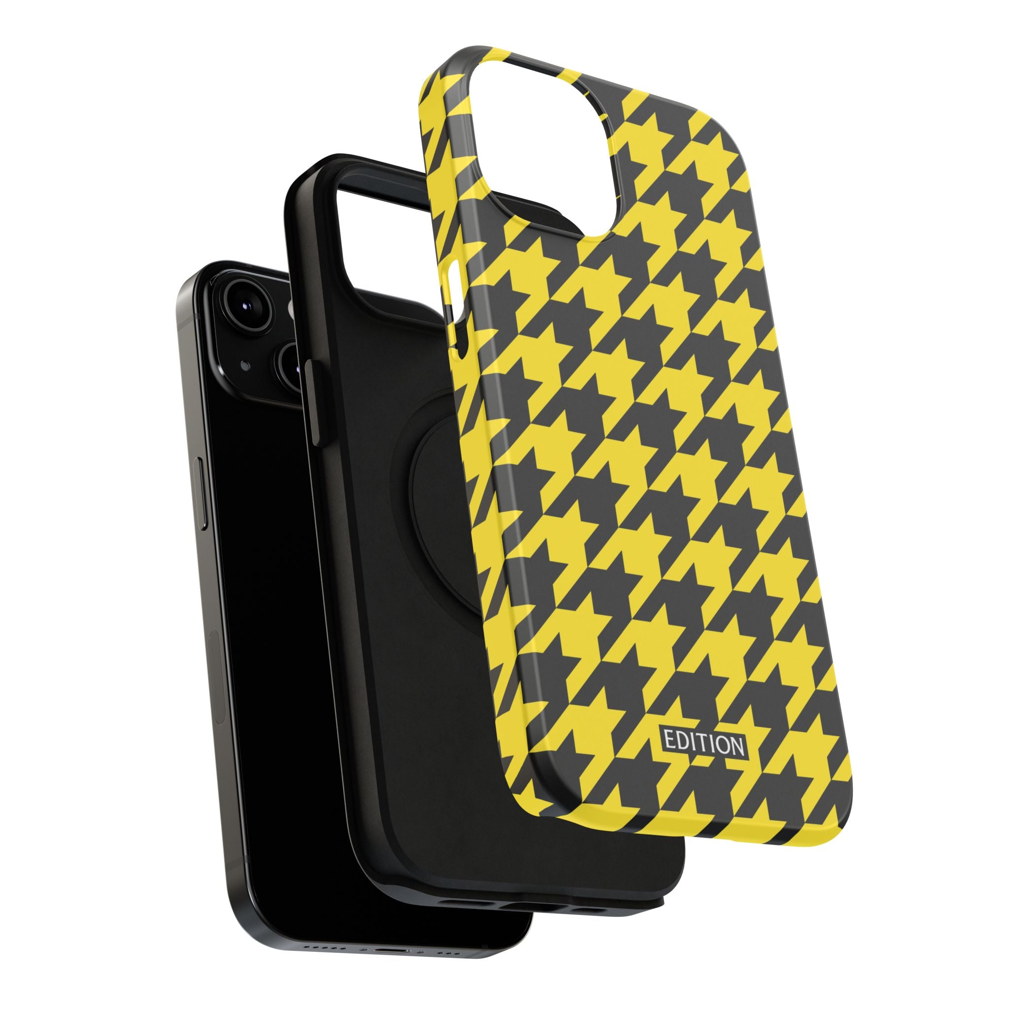 Yellow Houndstooth Case