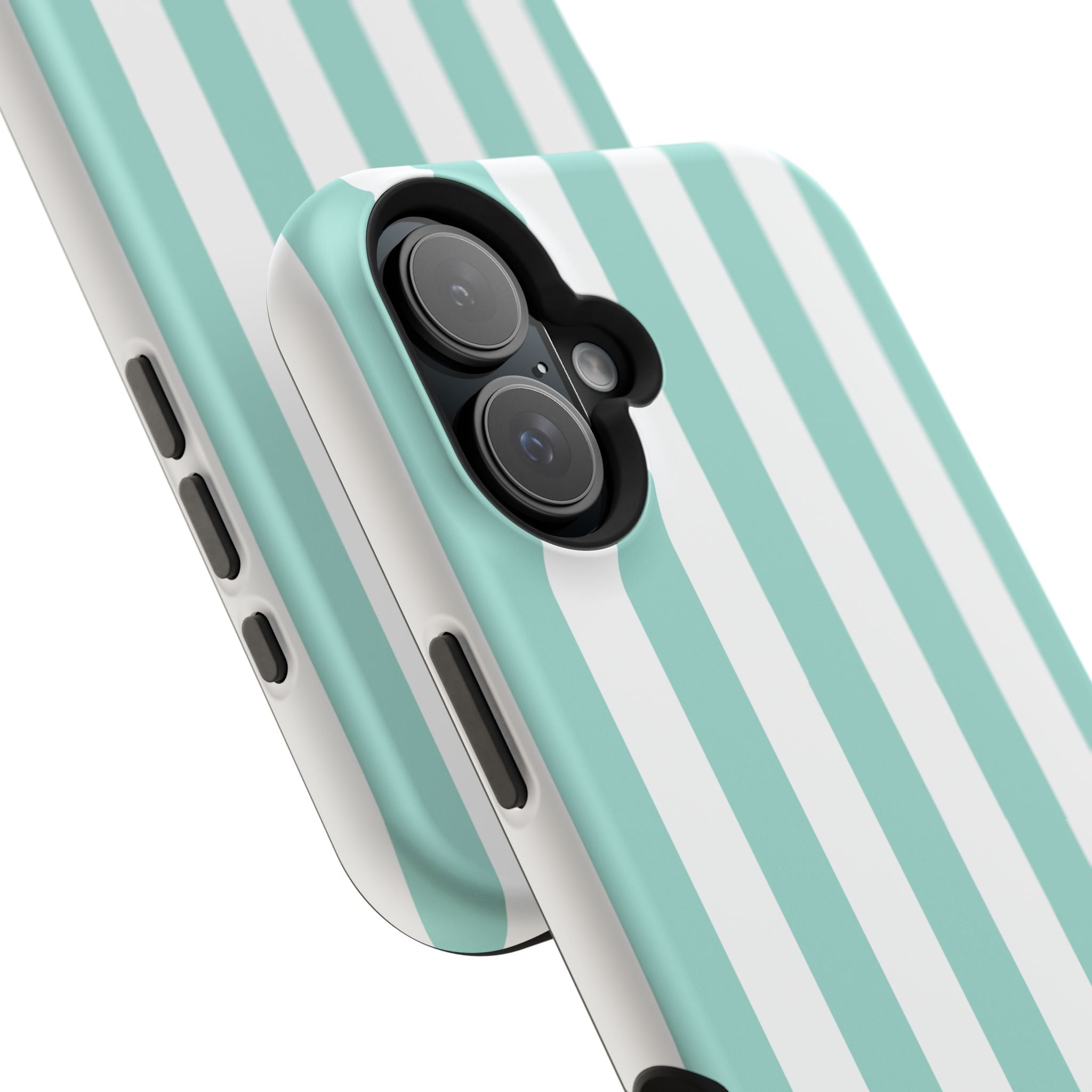 Teal Beach Stripe Case
