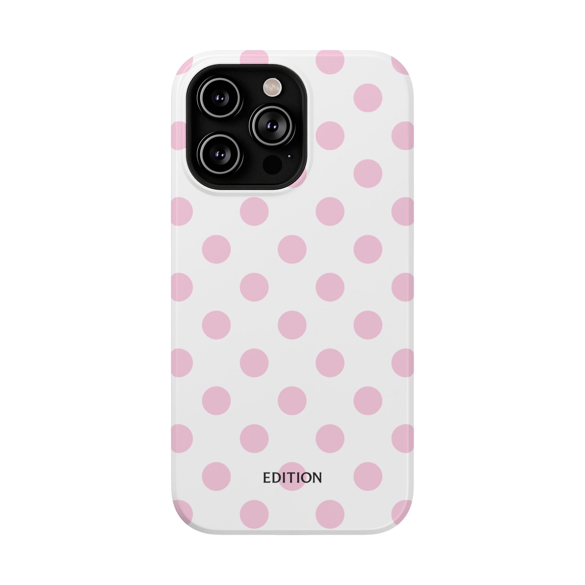Pink and White Polka Dot Case