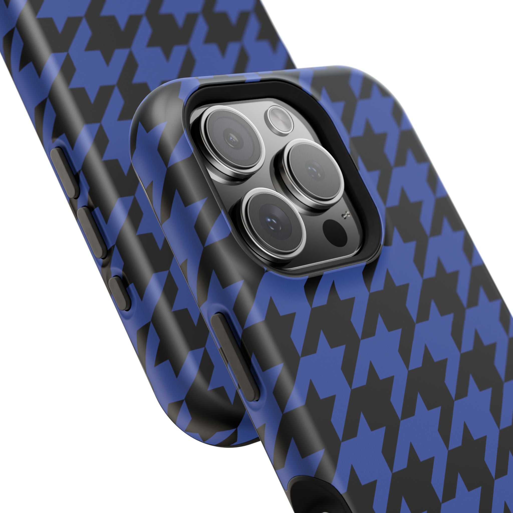 Blue Houndstooth Case