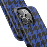 Blue Houndstooth Case