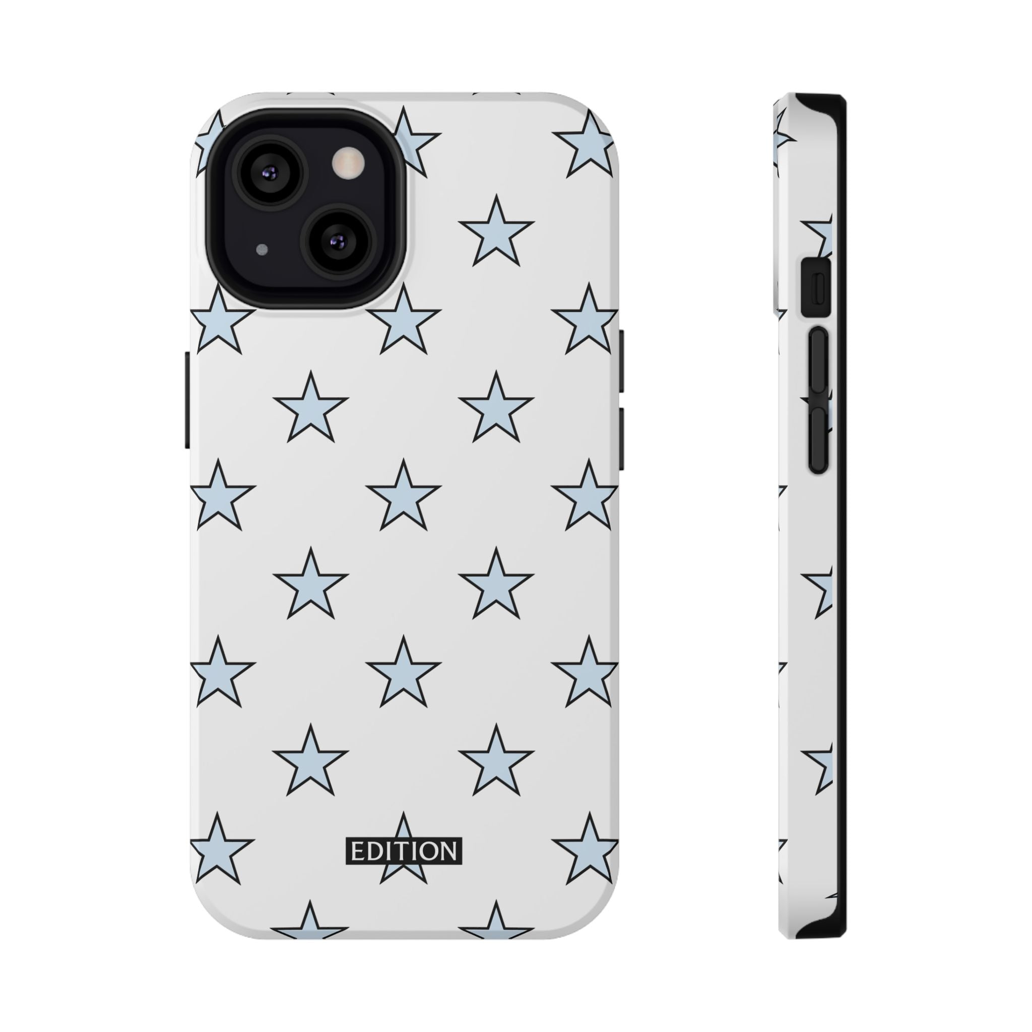 Blue and White Star Case