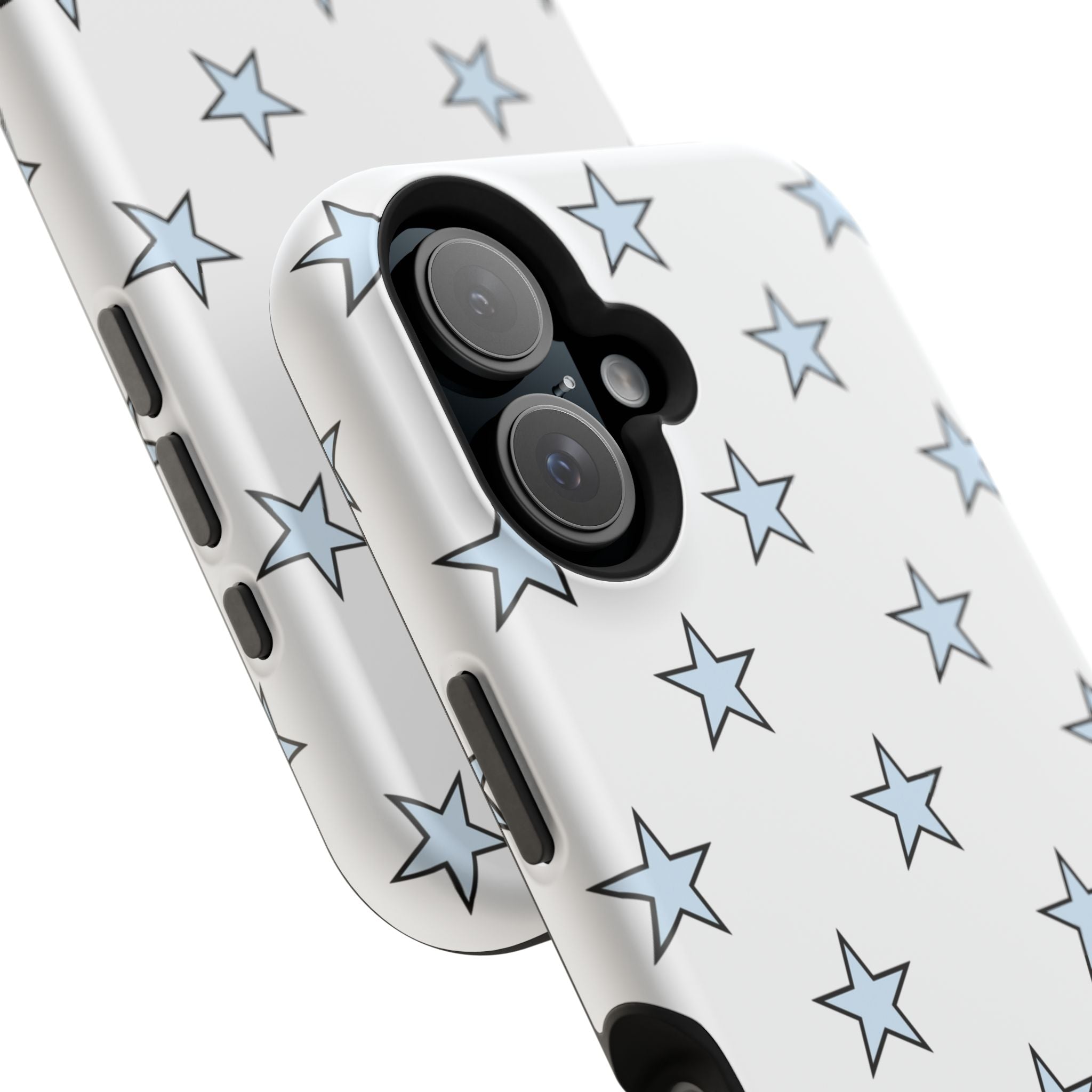 Blue and White Star Case