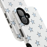 Blue and White Star Case