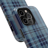Navy Plaid Case