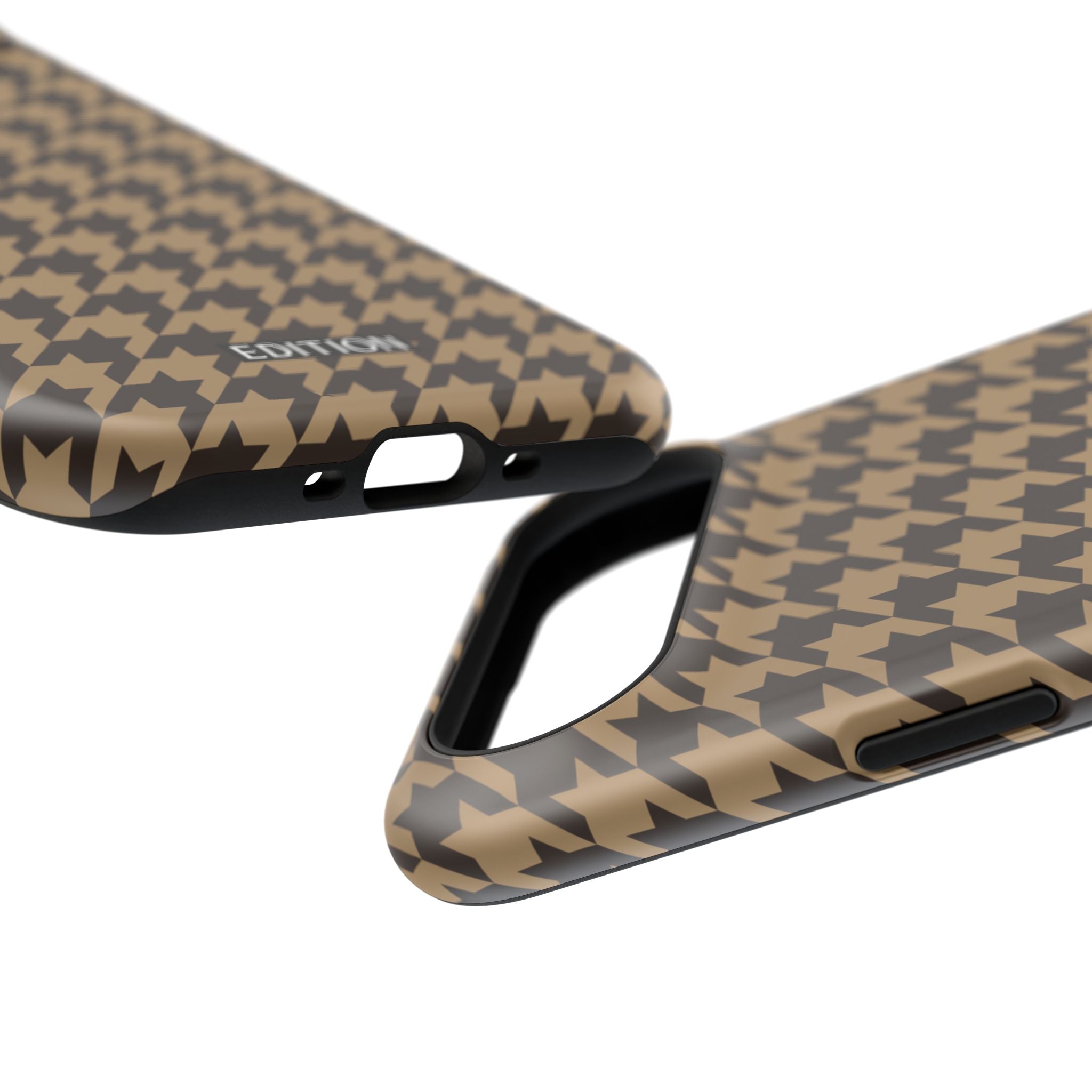 Chocolate Chip Cookie Houndstooth Case