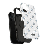 Blue and White Star Case