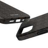 Brown Houndstooth Case