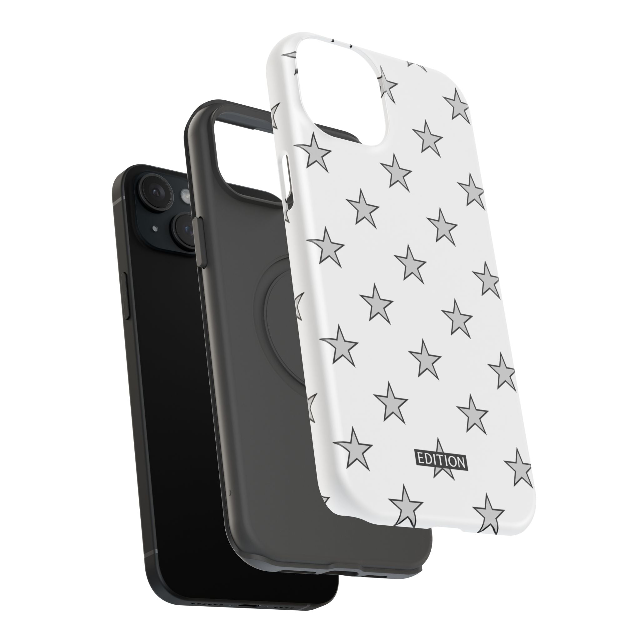 Grey and White Star Case