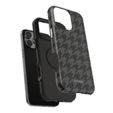 Grey Houndstooth Case
