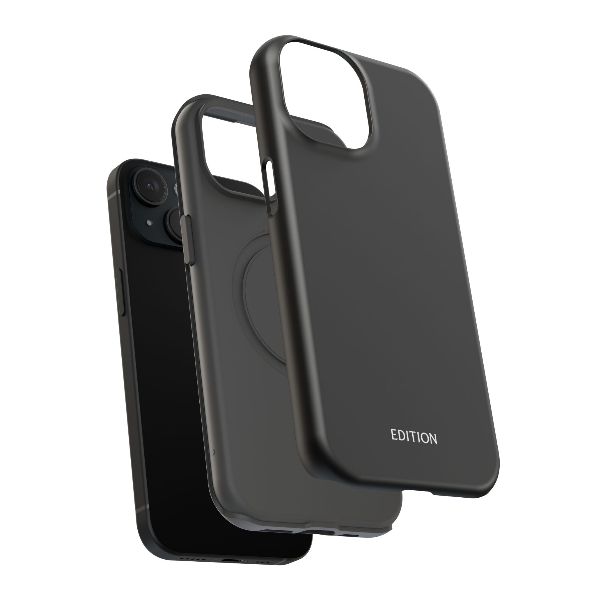 Plain Black Solid Case