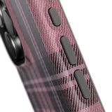 Light Pink and Black Plaid Case