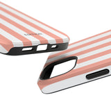 Peach Beach Stripe Case