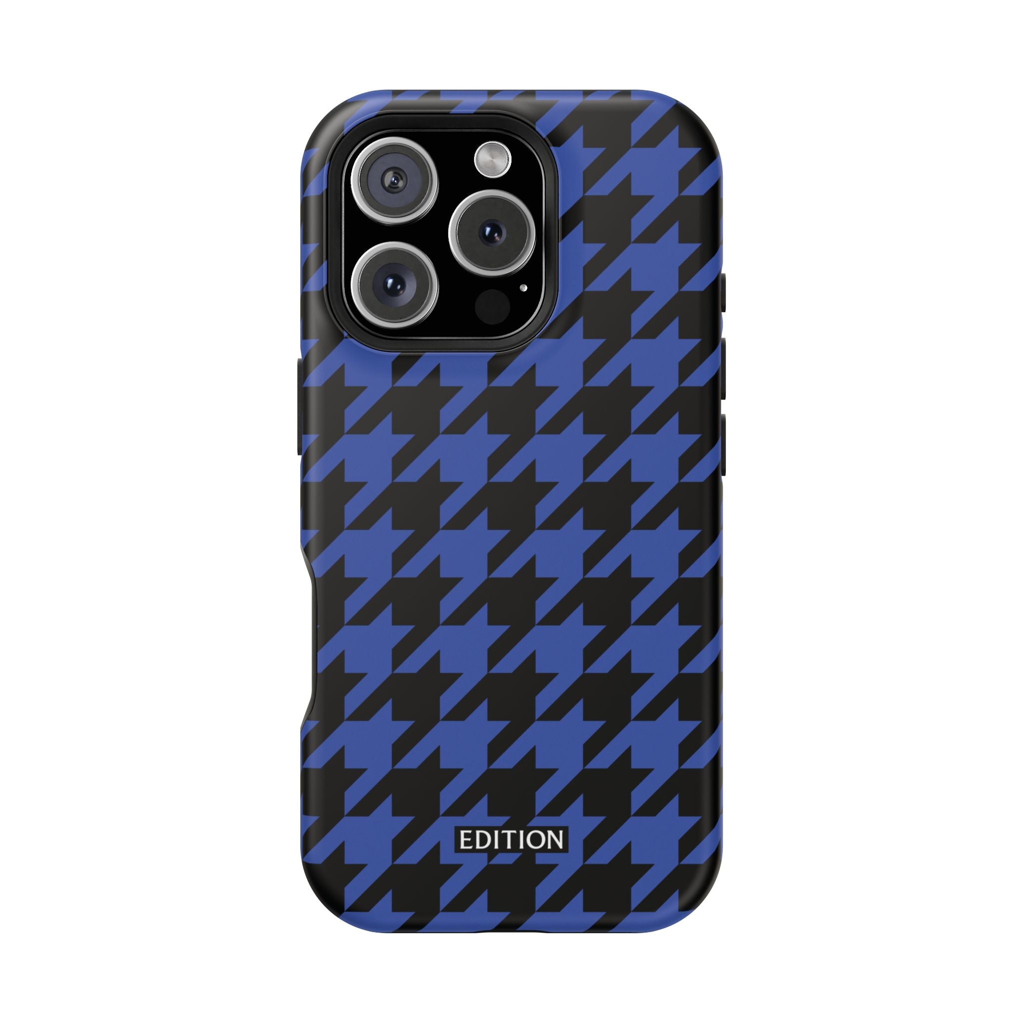 Blue Houndstooth Case