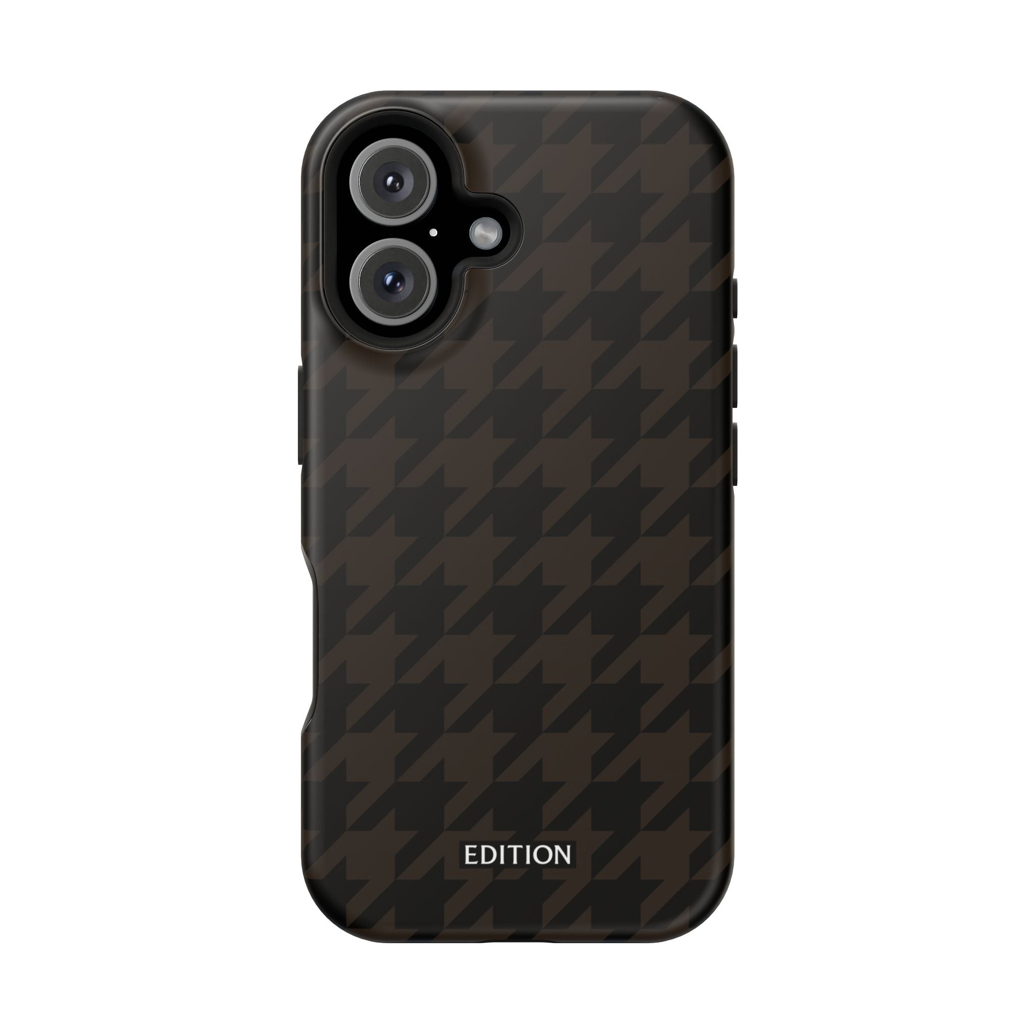 Brown Houndstooth Case