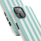 Teal Beach Stripe Case