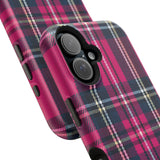 Hot Pink and Navy Plaid Case
