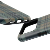 Green and Blue Plaid Case