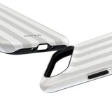Grey Beach Stripe Case