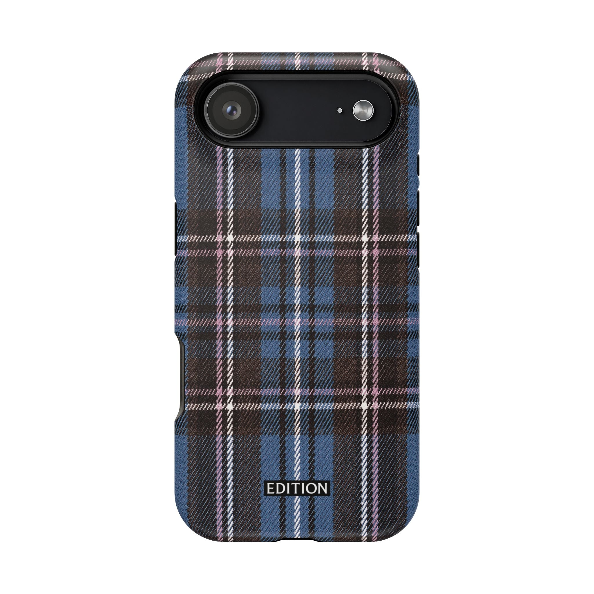 Blue and Pink Plaid Case