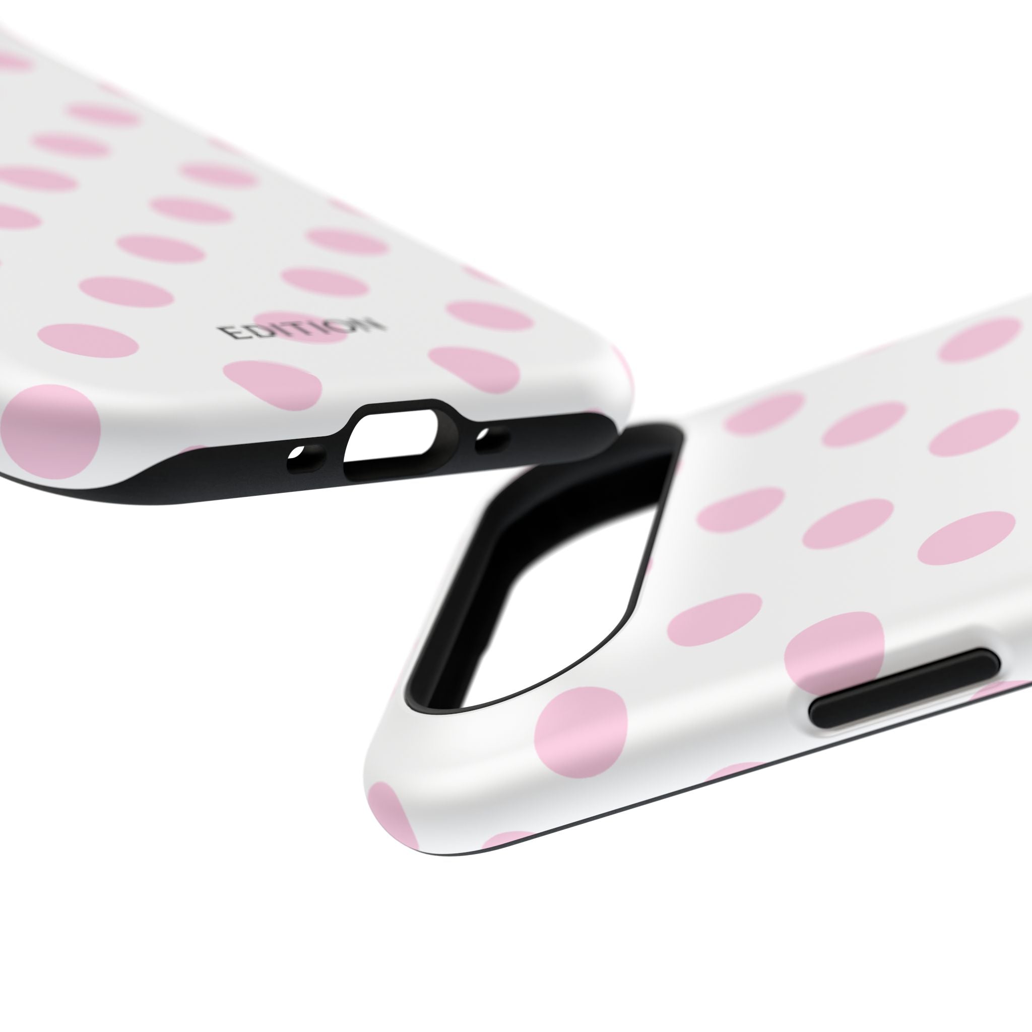 Pink and White Polka Dot Case