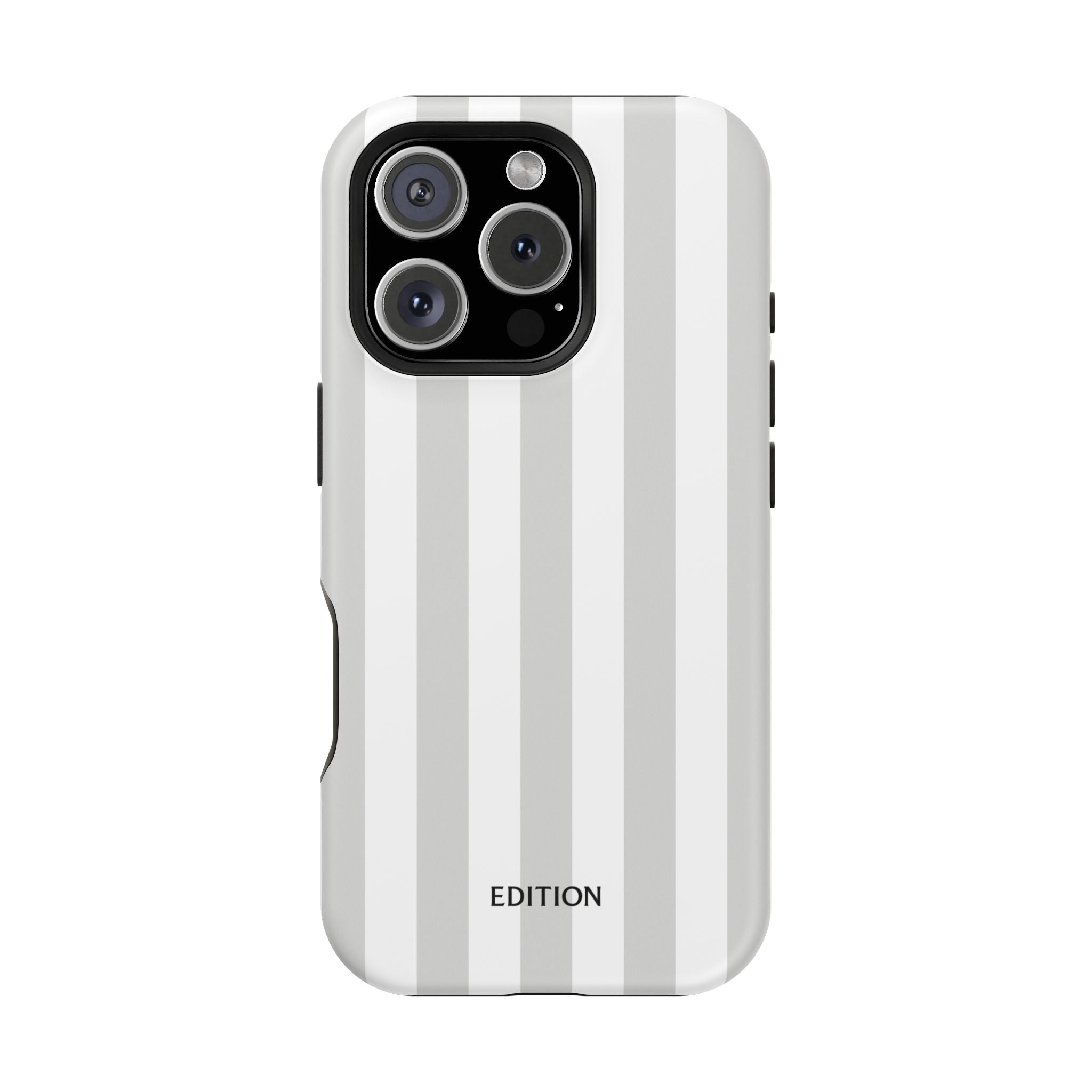 Grey Beach Stripe Case