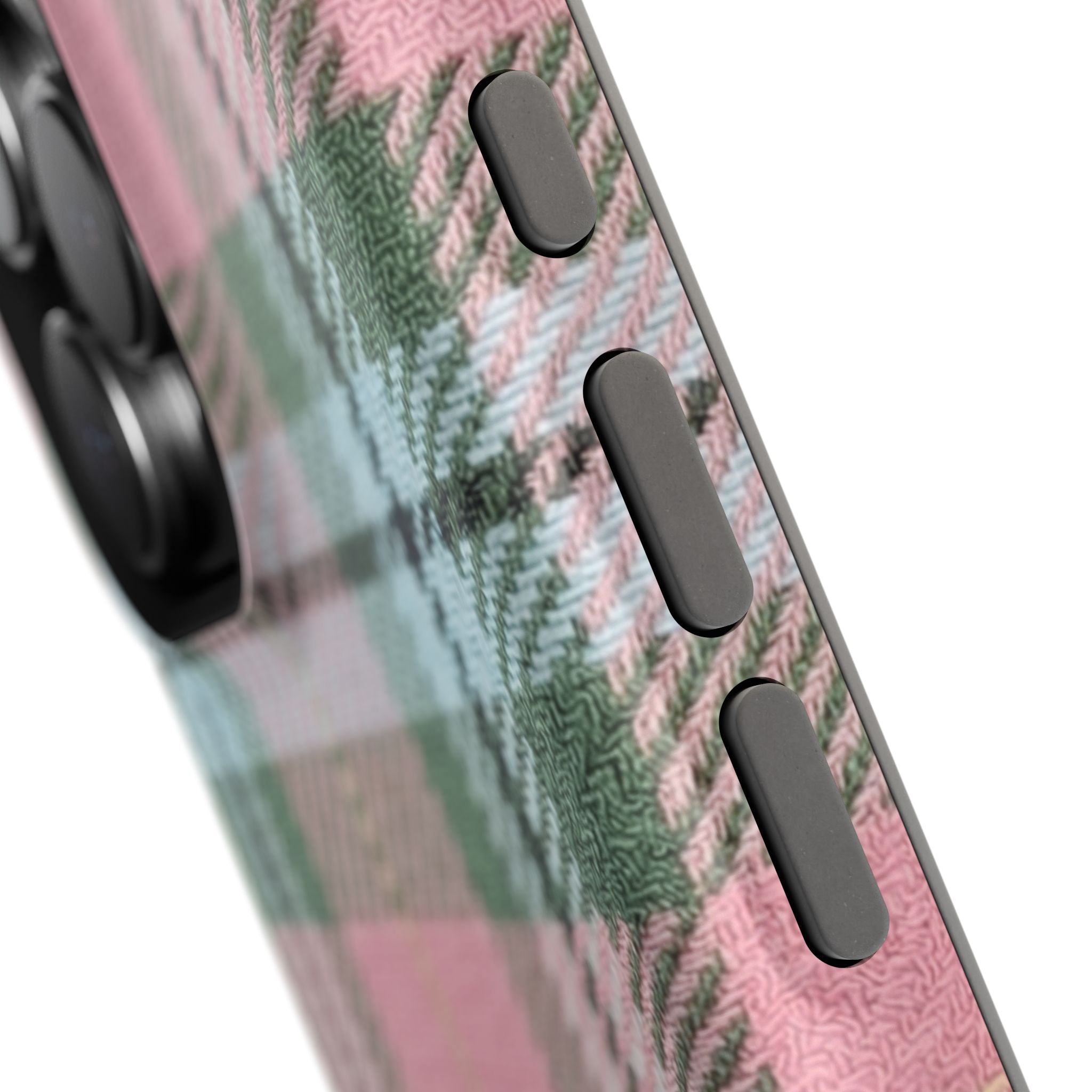 Baby Pink Plaid Case