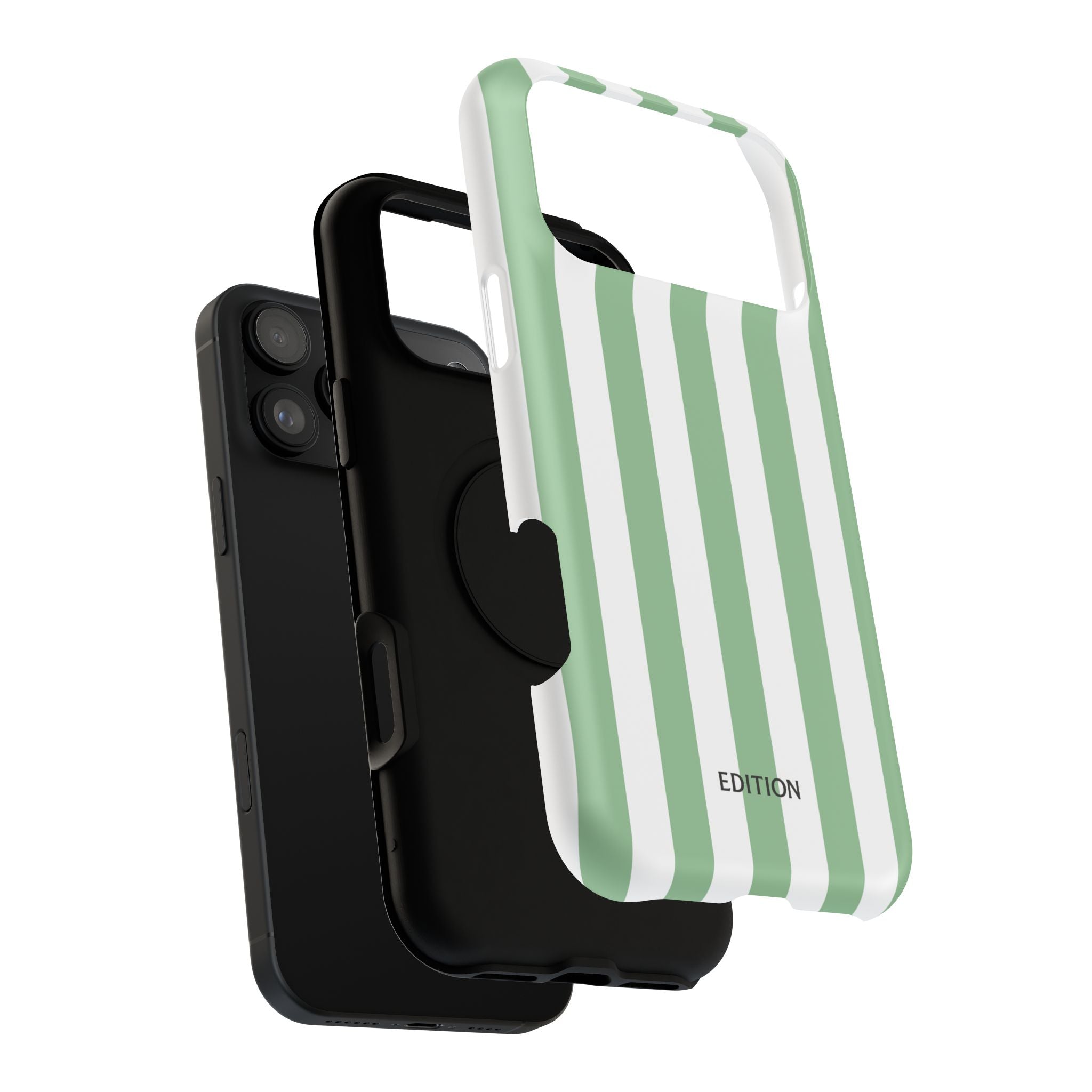 Green Beach Stripe Case