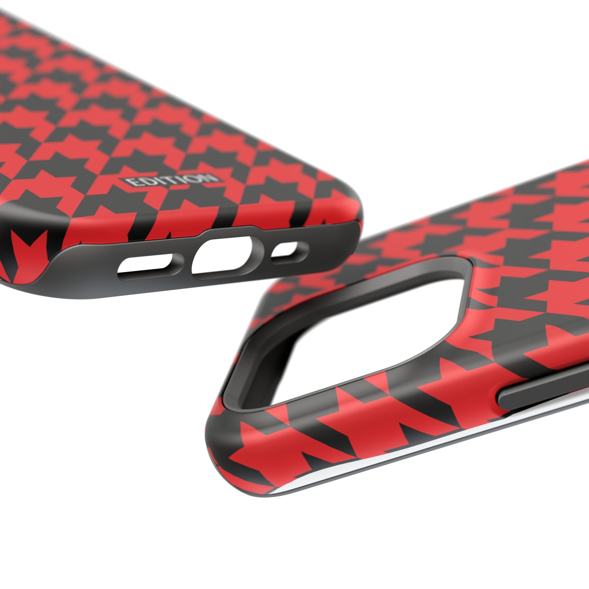Red Houndstooth Case