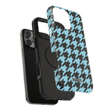 Baby Blue Houndstooth Case