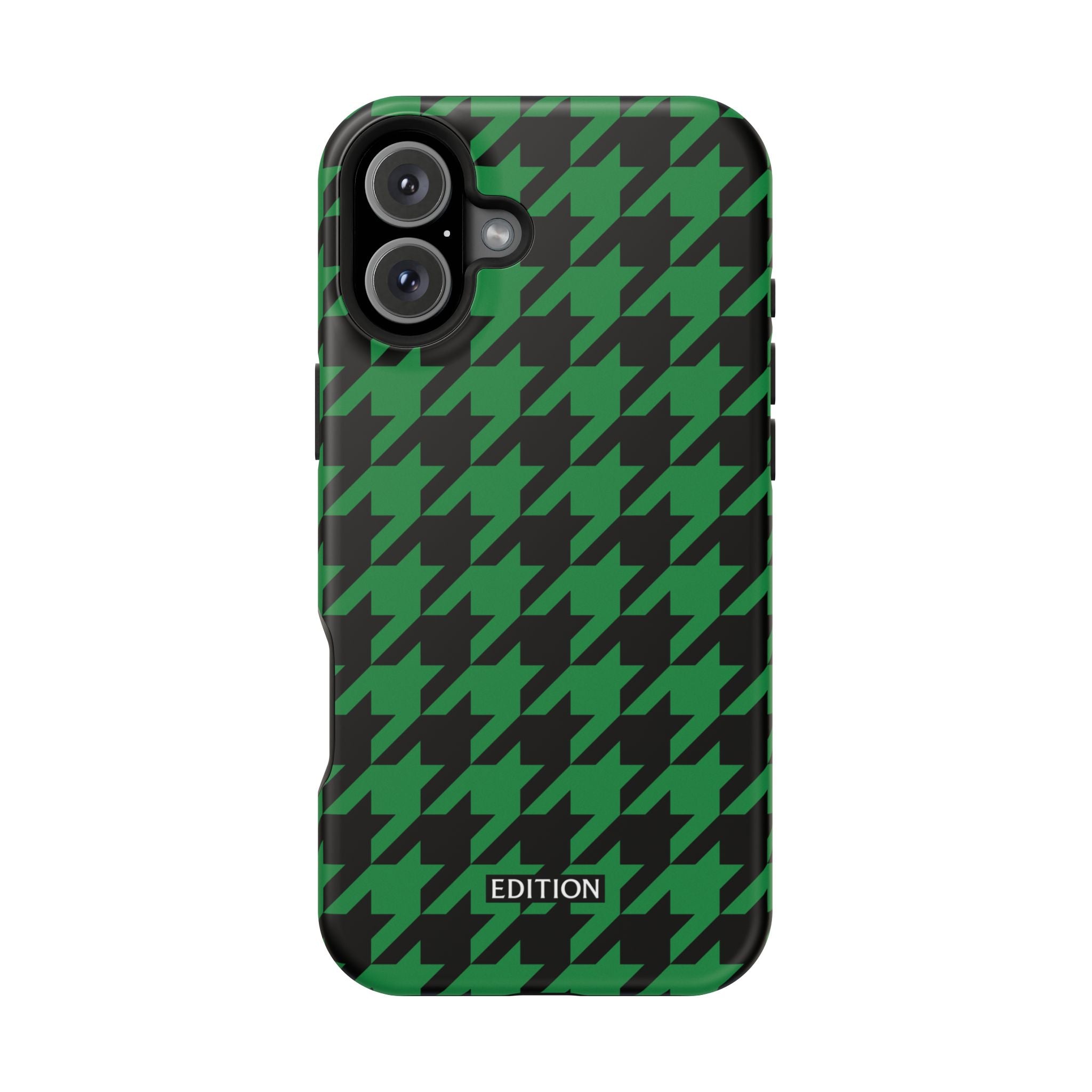 Green Houndstooth Case