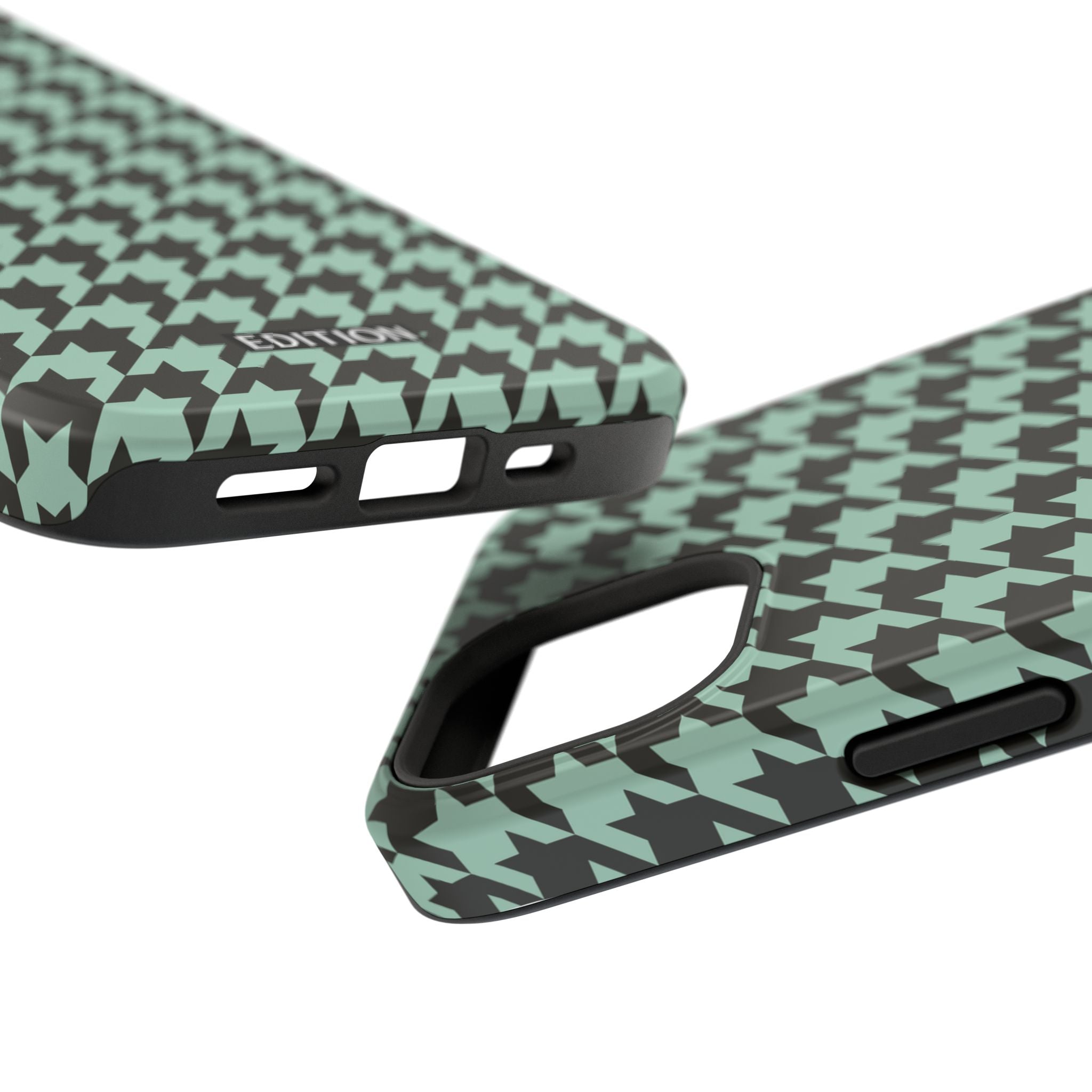 Mint Chip Houndstooth Case