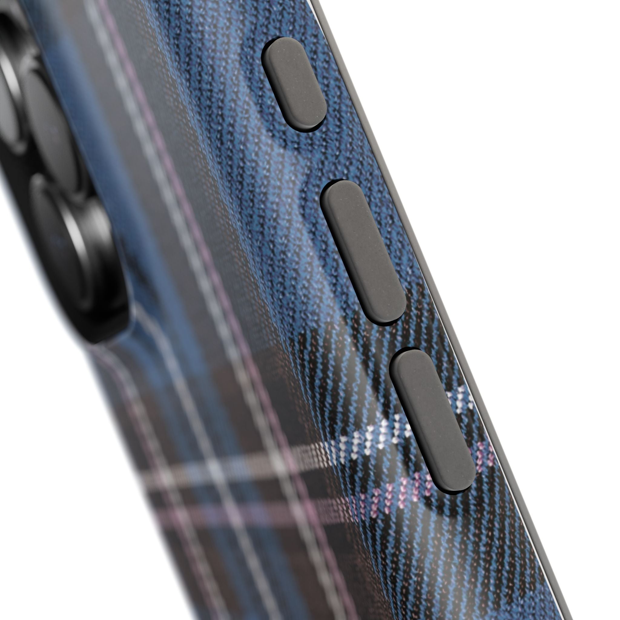 Blue and Pink Plaid Case