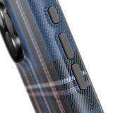 Blue and Pink Plaid Case